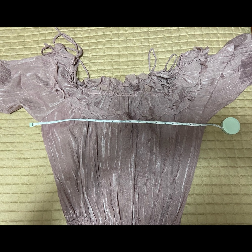 Off Shoulder Mauve Top - Picture 5 of 5